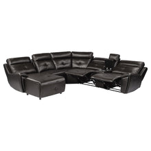 9469DBR*6LCRR 6-Piece Modular Reclining Sectional with Left Chaise