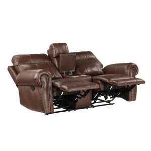 9488BR-2 Double Reclining Love Seat with Center Console
