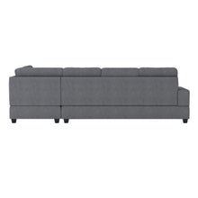 9507DGY*3OT 3-Piece Reversible Sectional with Ottoman