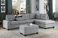 9507GRY*SC 2-Piece Reversible Sectional with Chaise