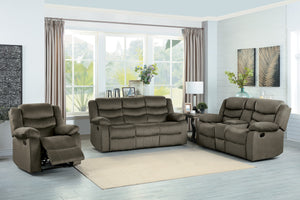 9526BR-2 Double Reclining Love Seat with Center Console
