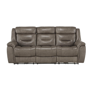 9528BRG-3PWH Power Double Reclining Sofa with Power Headrests and USB Ports