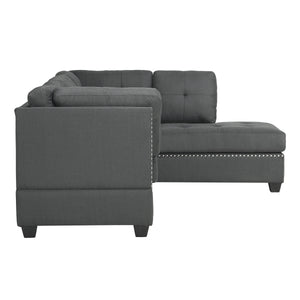 9566DG*3OT 3-Piece Sectional with Ottoman