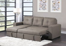 9569NFTP*SC 2-Piece Reversible Sectional with Pull-out Bed and Hidden Storage