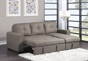 9569NFTP*SC 2-Piece Reversible Sectional with Pull-out Bed and Hidden Storage