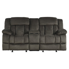 9636-2 Double Glider Reclining Love Seat with Center Console