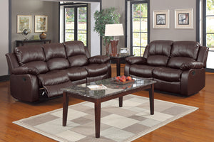 9700BRW-2 Double Reclining Love Seat