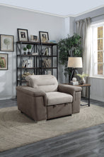 9808-1 Chair with Pull-out Ottoman