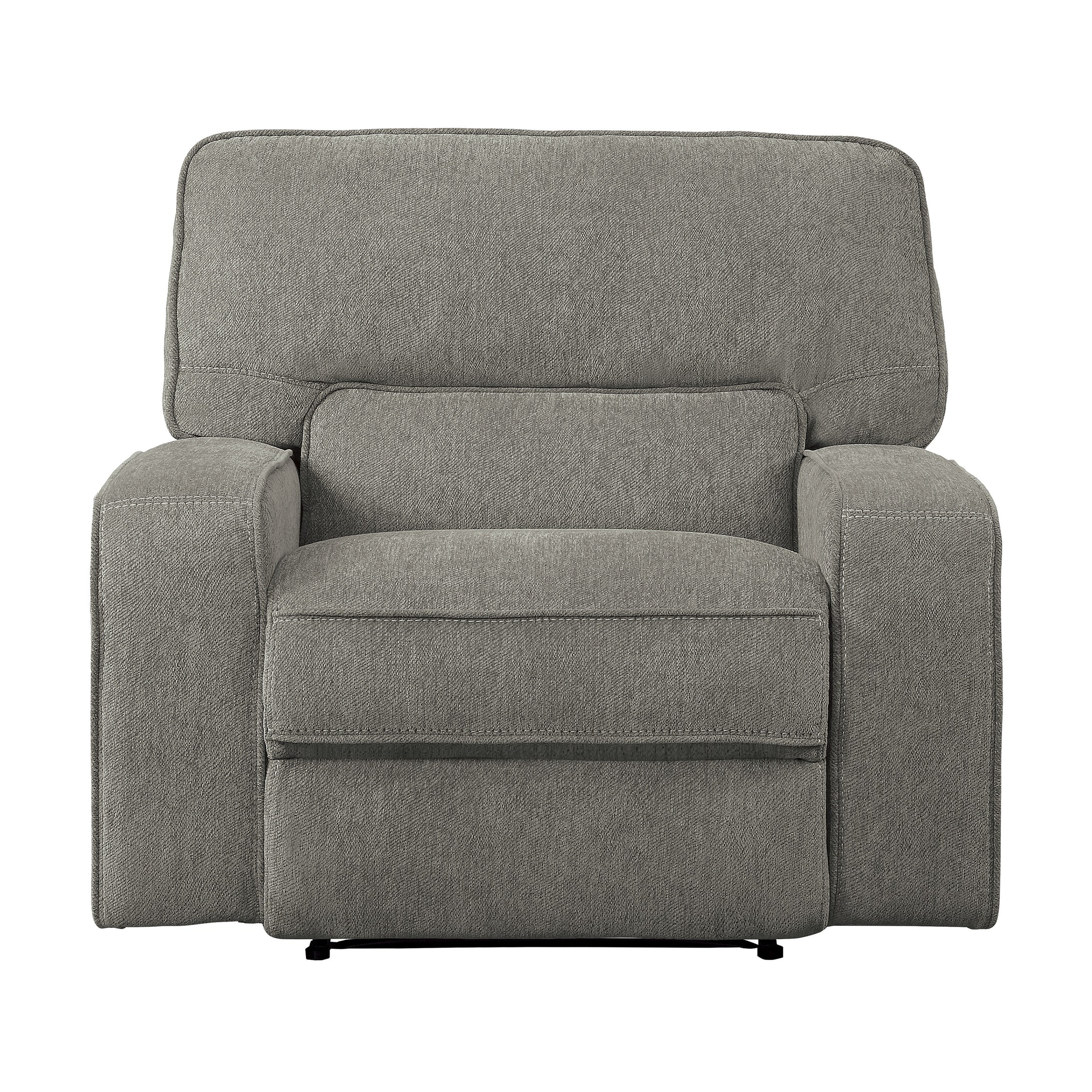 9849MC-1PWH Power Reclining Chair with Power Headrest and USB Port