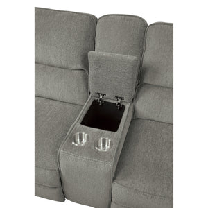 9849MC-2 Double Reclining Love Seat with Center Console
