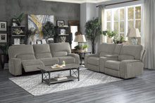 9849MC-3PWH Power Double Reclining Sofa with Power Headrests and USB Ports