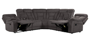 9914CH*SC 3-Piece Reclining Sectional with 2 Consoles