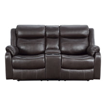 9990DB-2 Double Lay Flat Reclining Love Seat with Center Console