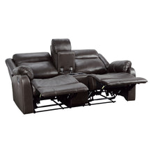9990DB-2 Double Lay Flat Reclining Love Seat with Center Console