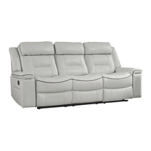 9999GY-3 Double Lay Flat Reclining Sofa
