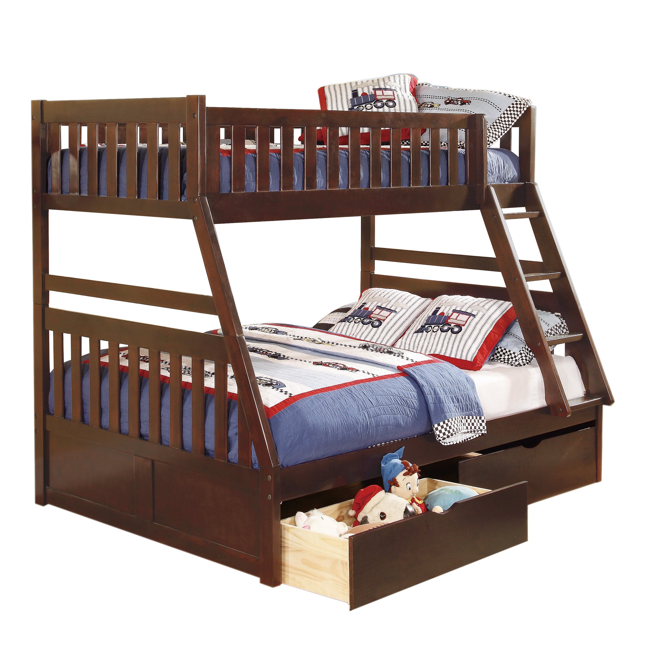 B2013TFDC-1*T Twin/Full Bunk Bed with Storage Boxes