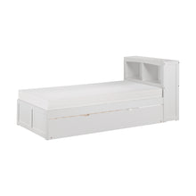 B2053BCW-1R* Twin Bookcase Bed with Twin Trundle