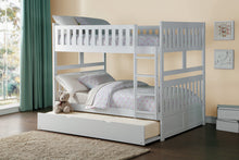 B2053FFW-1*R Full/Full Bunk Bed with Twin Trundle