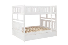 B2053FFW-1*R Full/Full Bunk Bed with Twin Trundle