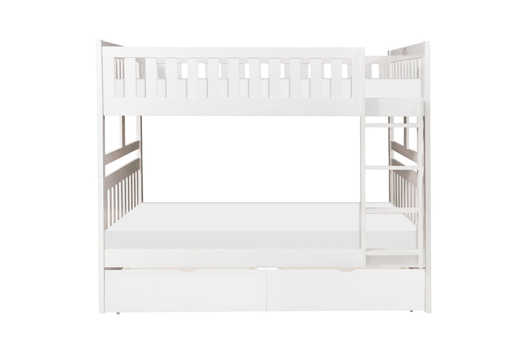 B2053FFW-1*T Full/Full Bunk Bed with Storage Boxes