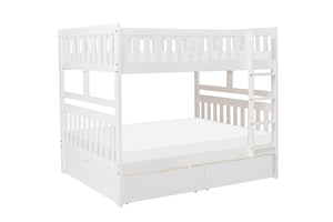 B2053FFW-1*T Full/Full Bunk Bed with Storage Boxes