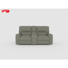 9849CH-2PWH Power Double Reclining Love Seat with Center Console, Power Headrests and USB Ports