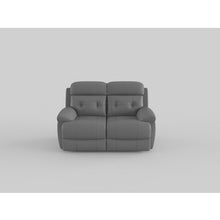 9529GRY-2 Double Reclining Love Seat