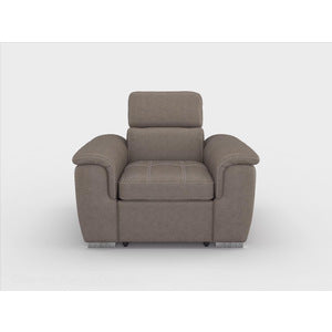 8228GY-1 Chair with Pull-out Ottoman